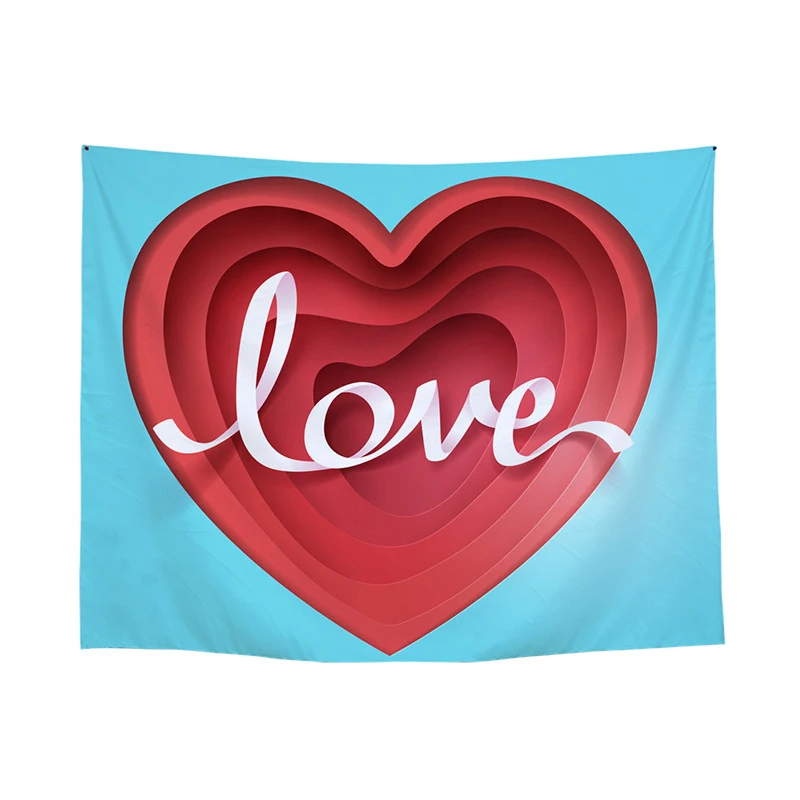 150x100 см гобелен сердце настенный Декор для дома девочек и мальчиков друзей жены