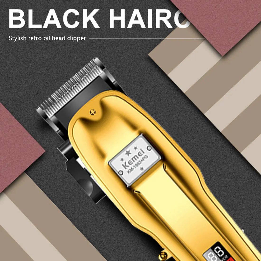 

Kemei hair trimmer beard Professional Barber Shop Digital LCD Hair Trimmer For Men Beard Trimmer Hair Cutting Machine Haircut