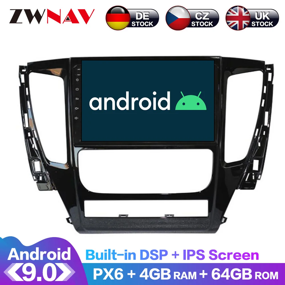 

Android 10 4+128G PX6 DSP Carplay Radio Car DVD Player GPS navigation For MITSUBISHI PAJERO 2016 2017 2018 Head Unit Multimedia