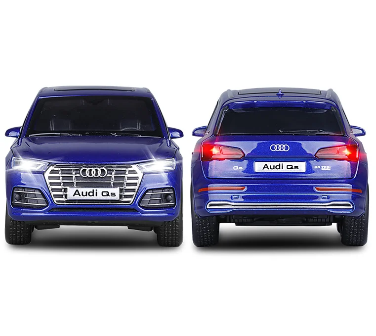 1: 32 Audi Q5l модель автомобиля из сплава на шесть дверей акустический амортизатор