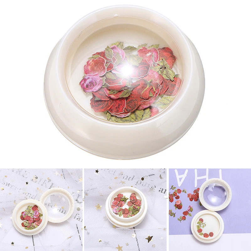 1 Набор эпоксидных цветов для наполнения ногтей ювелирное изделие из древесной