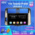 Автомобильный мультимедийный плеер, 9 дюймов IPS 2DIN Android 9,0, стереоприемник для Toyota Land Cruiser Prado 150 2010-2013, автомобильное радио, навигация