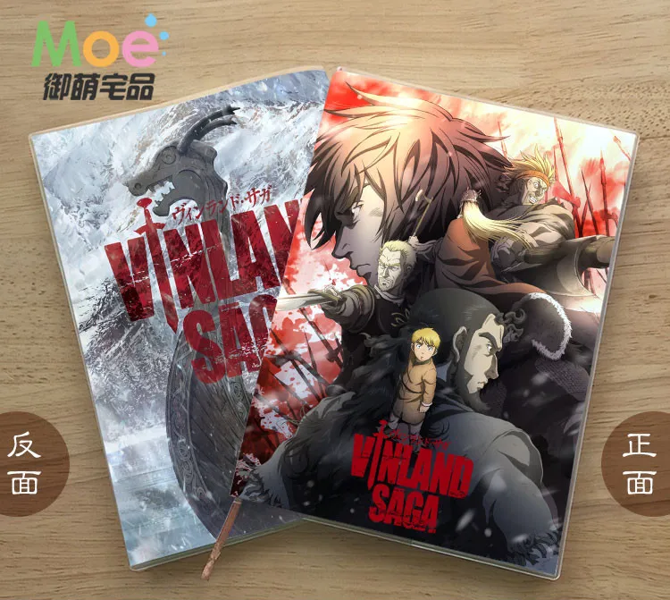 

Anime VINLAND SAGA Figure Student Writing Paper Notebook Delicate Eye Protection Notepad Diary Memo Gift