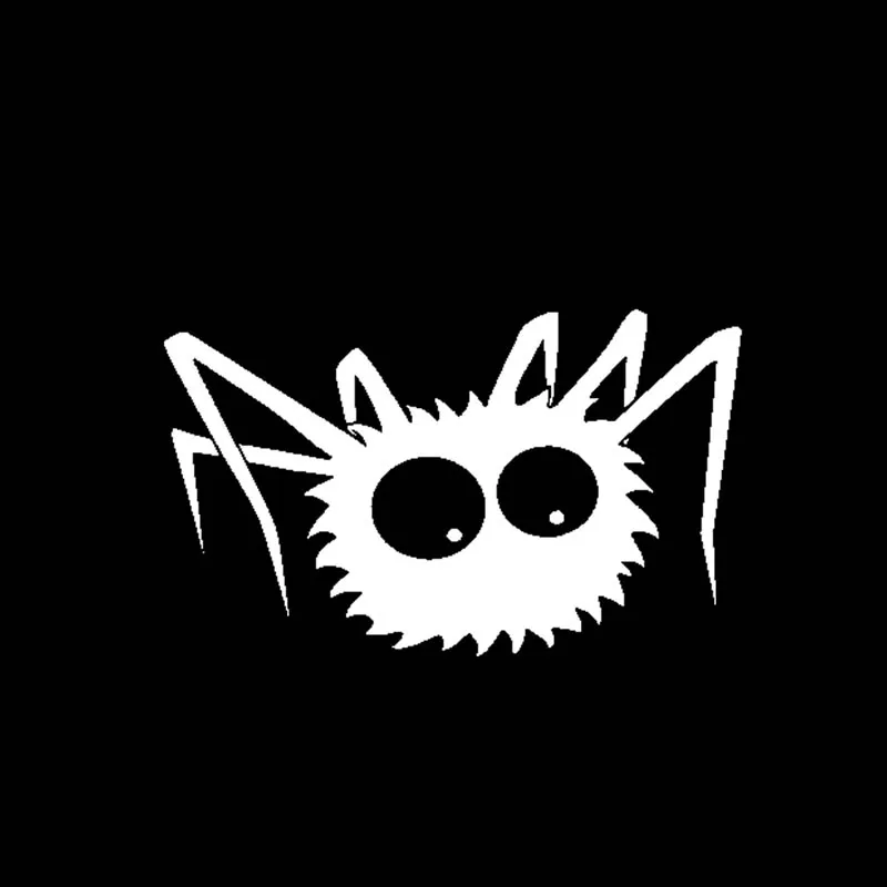 

Volkrays Creative Car Sticker Cute Friendly Cartoony Spider Decor Decal Automobile Motorcycles Accessories Vinyl,17cm*10cm