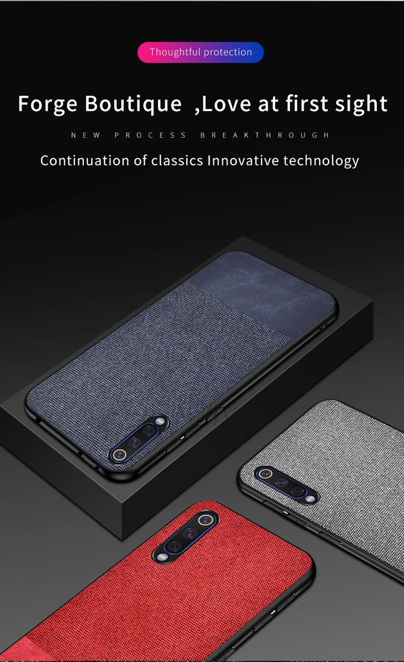 Мягкий чехол-рамка для Xiaomi mi CC9 CC9E 9T Pro mi 8 9 SE A3 A2 Lite Red mi K20 Pro 7A Note 7 6 Pro тканевый ударопрочный чехол