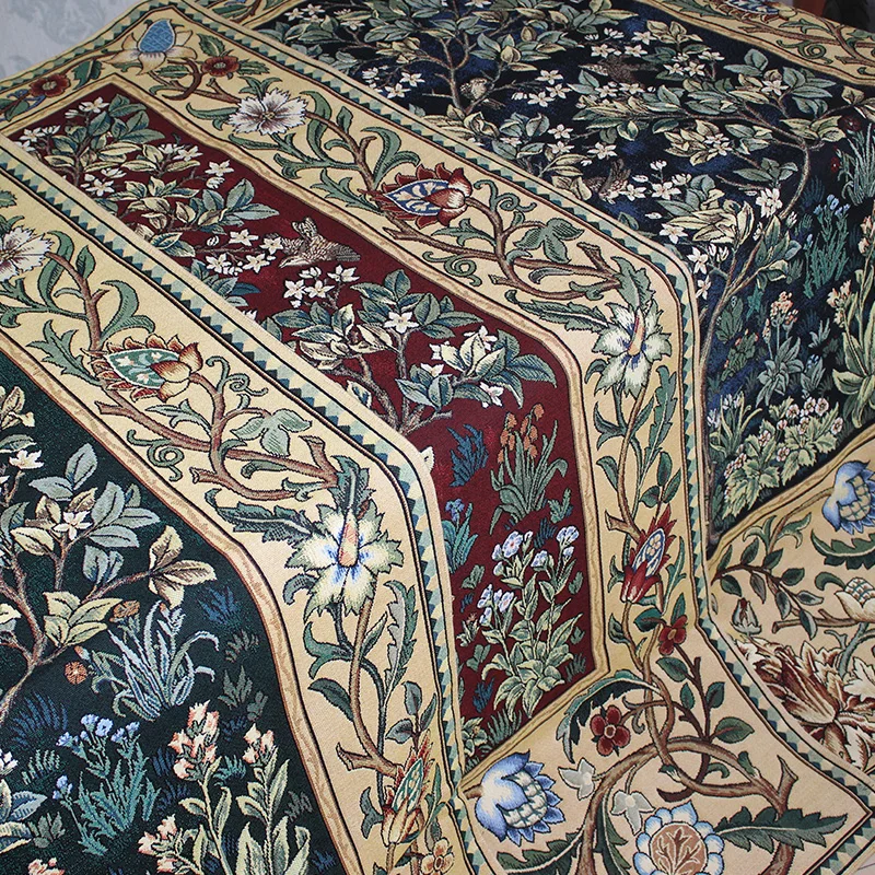 Домашний текстиль украшение гобелен Вильям Моррис Дерево жизни зеленая Бельгия