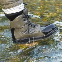 mens breathable outdoor wading boots quick dry and non slip fishing shoes for fishing hiking and hunting