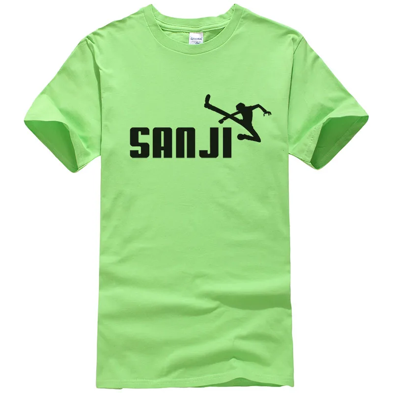 Мужская хлопковая футболка Sanji в стиле хип-хоп уличная одежда Харадзюку |
