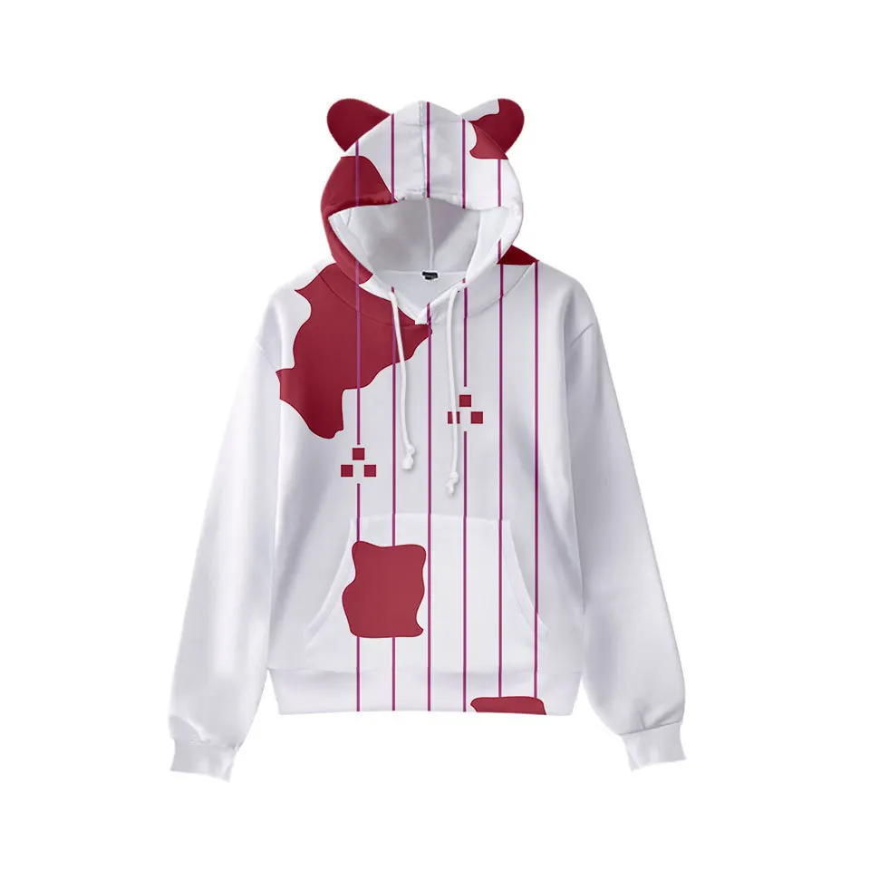 

Толстовка детская с капюшоном и кошачьими ушками, на осень/зиму