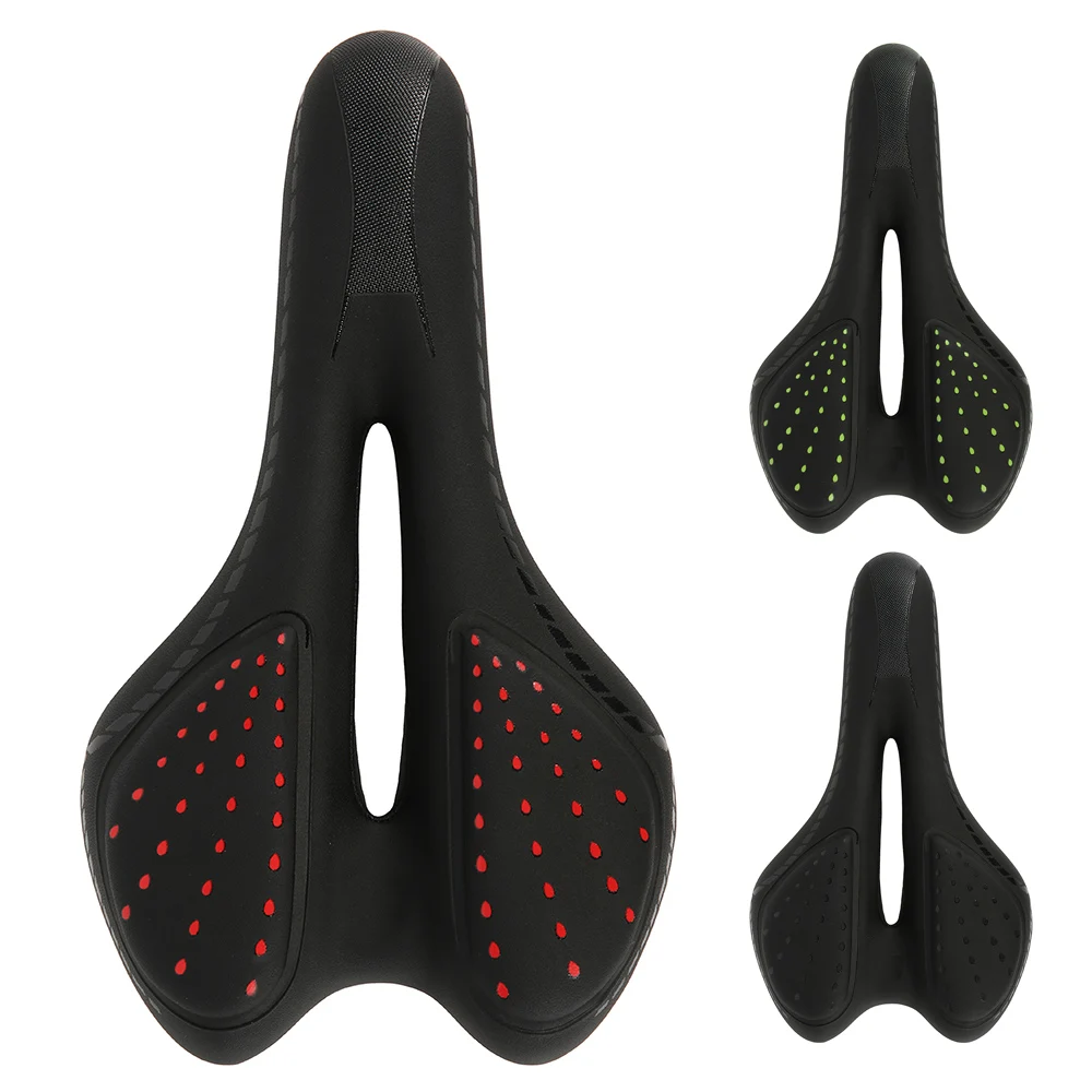 Велосипедное седло амортизирующее полое велосипедное противоскользящее ПУ