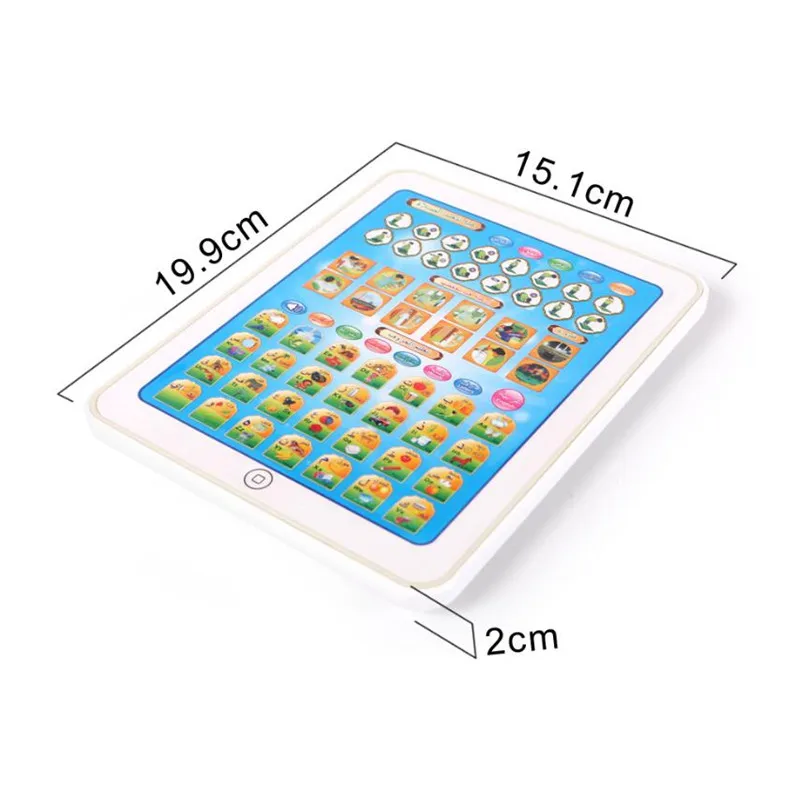 Испанский Алфавит ребенок планшет точка чтения сенсорный включить ноутбук Compluter