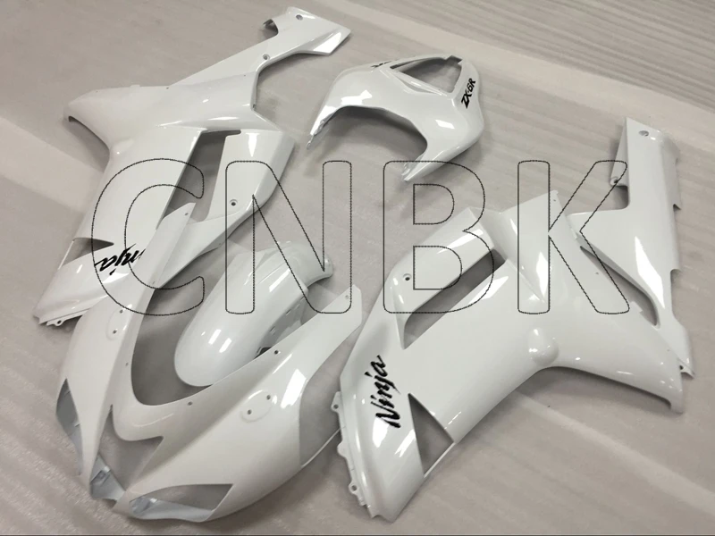 Zx6r 07 набор для всего тела 636 Zx 6r 2008 жемчужные белые Обтекатели 2007