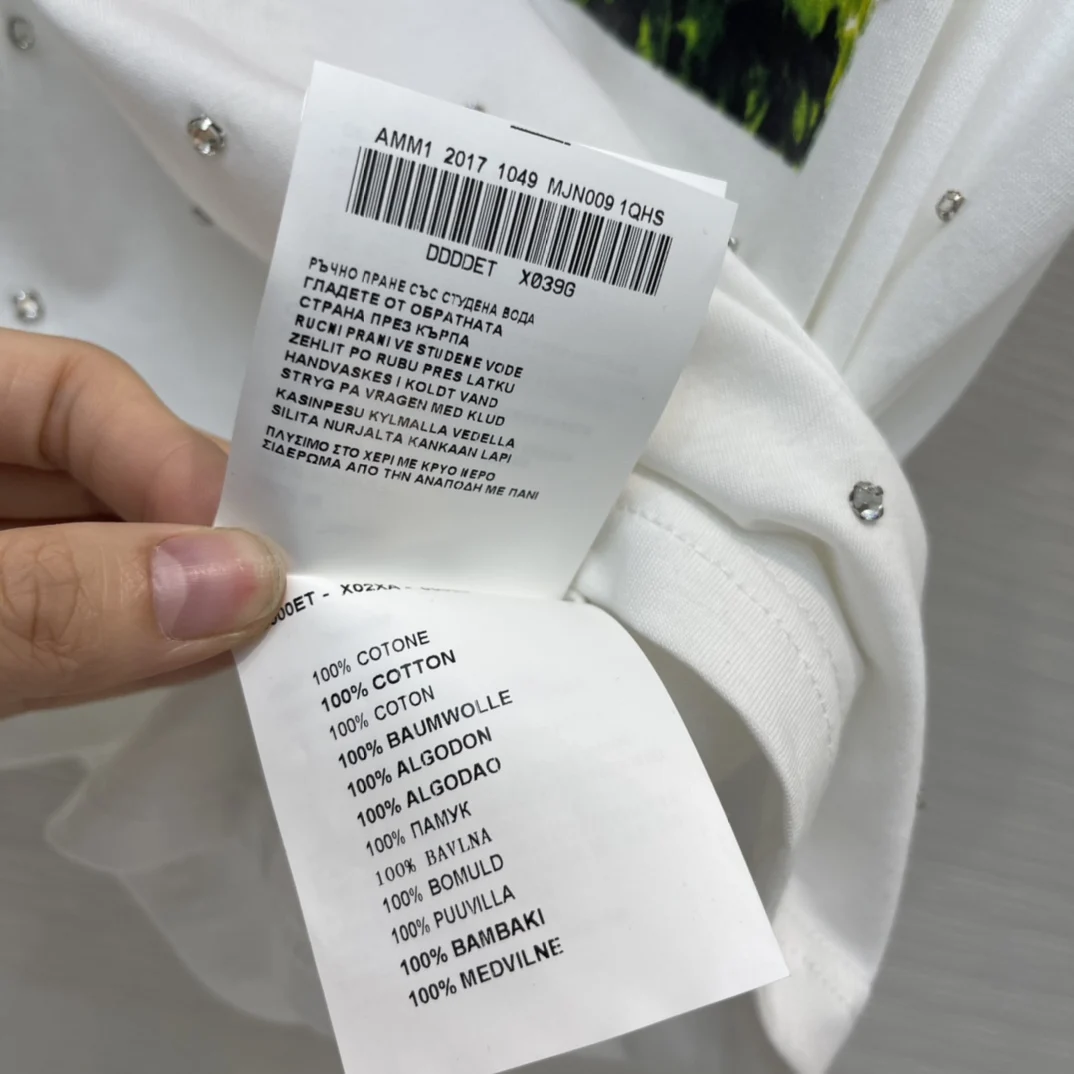 

Spring 2021 Early Women Casual Tops High-end Diamond Cow Printing Short Sleeve T-shirt Fashion Pure Color O-neck Cotton T-shirts