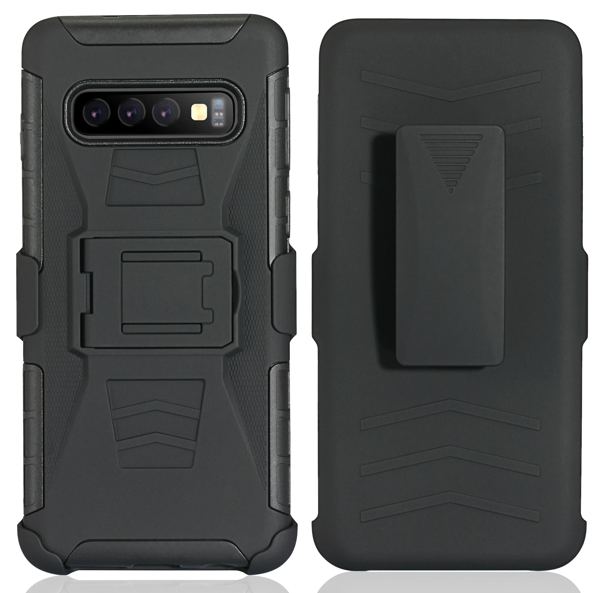 Противоударный Прочный комбинированный жесткий чехол с зажимом для ремня кобура