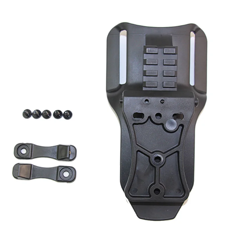 

High low Adjustable QLS Rider Belt Loop Pistol Holster Adaper for Glock 17 18C 19 26 31 Holster Universal Quick Detach Platform