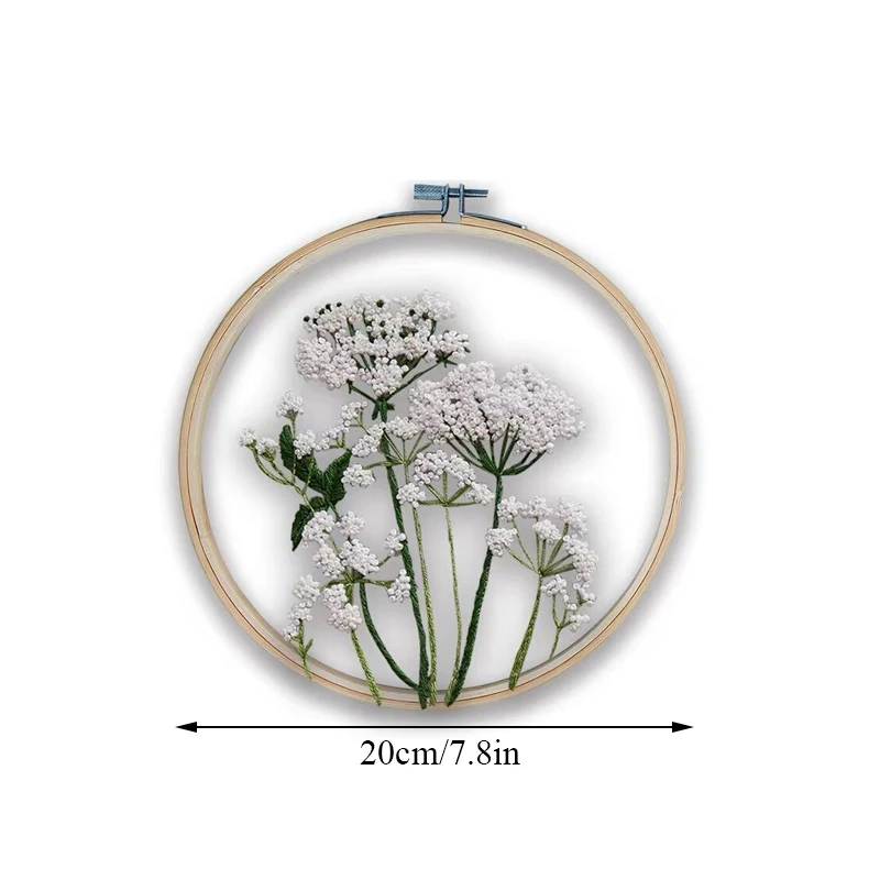 

European Style Mesh DIY Embroidery Flower Painting Cross Stitch Kit Embroidery Kit DIY Beginner Embroidery Cross Stitch