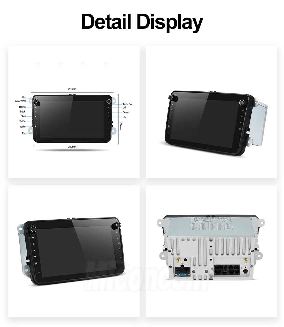PX30 2+ 32G android 9,0 DSP автомобильный dvd gps навигационный плеер для VW polo golf passat tiguan skoda yeti superb rapid gps 2 din