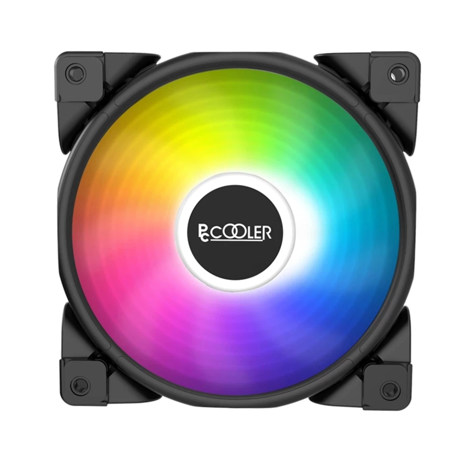 

PCcooler SRGB colorful LED silent fan 12cm computer case CPU cooling fan, with 3pin and Molex interface