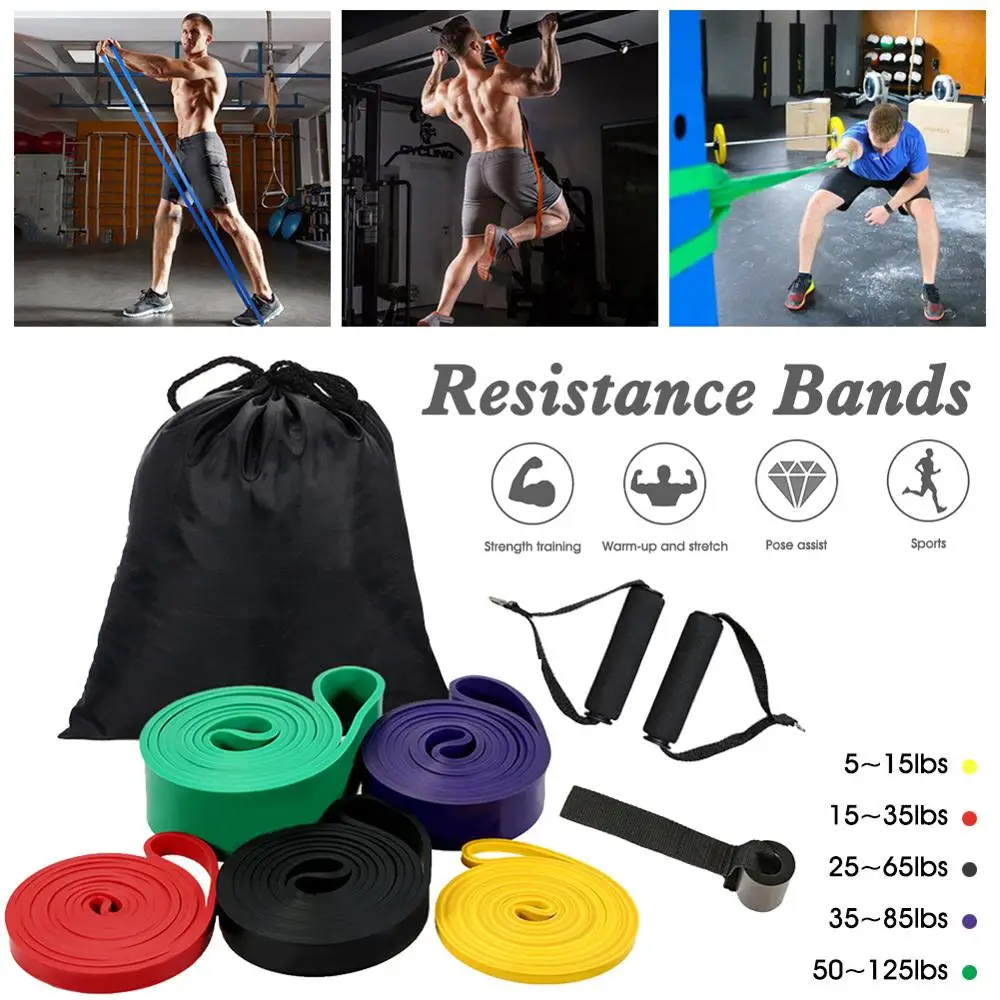 

Pull rope fitness exercises Pilates resistance bands exercise elastic band Yoga gym Equipment fitness resistance bands pull up
