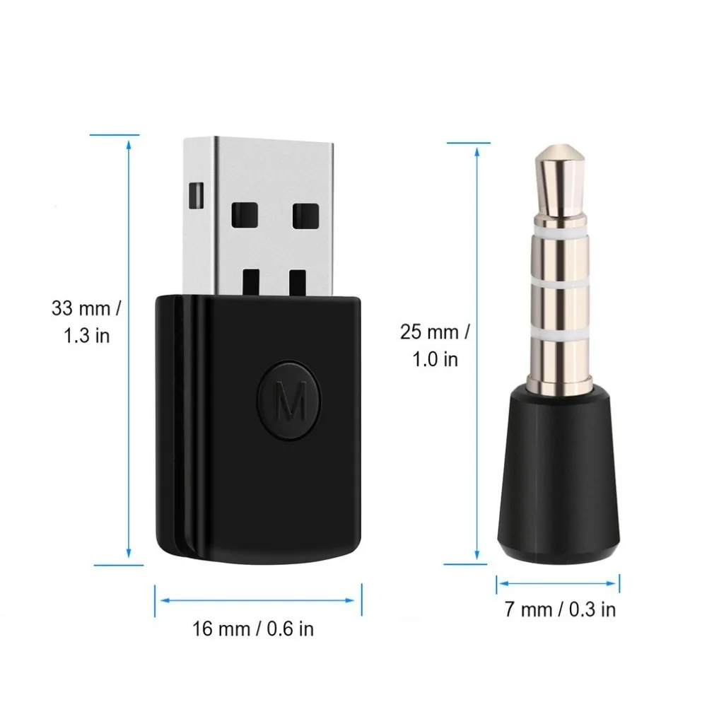 YUNCLOUD 3 5 мм bluetooth адаптер для PS4 BT4.0 EDR беспроводной ключ USB стабильную работу Sony Play