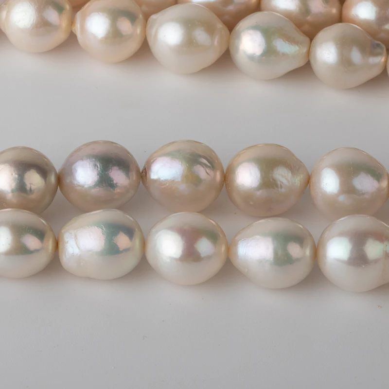 

Fine 100% Natural Freshwater Pearl Loose DIY Craft Bracelet Necklace Jweelry Making Strand 15.7inch