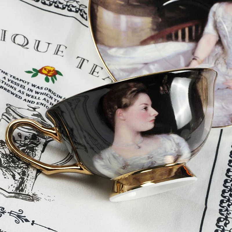 Кофейная чашка высшего класса из скандинавского костяного фарфора креативная