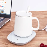 coffee cup warmer heating mat heater for tea coffee milk home office mug warmer heater with timer 2 temperatures settings