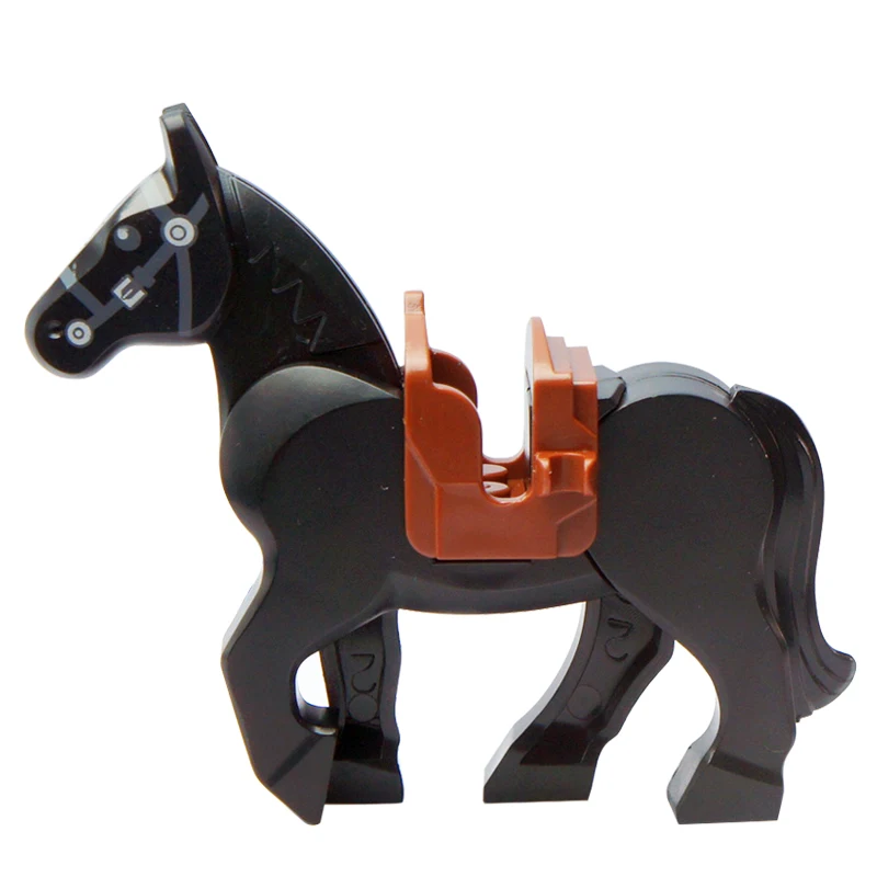 

Plastic Blocks Mini Blocks Action Figures War Horse, Mahler Blocks Accessories, Children's