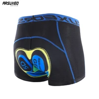 arsuxeo cycling underwear upgrade 3d gel pad cycling shorts mountain bike mtb shorts bicycle underpants shockproof men women u05