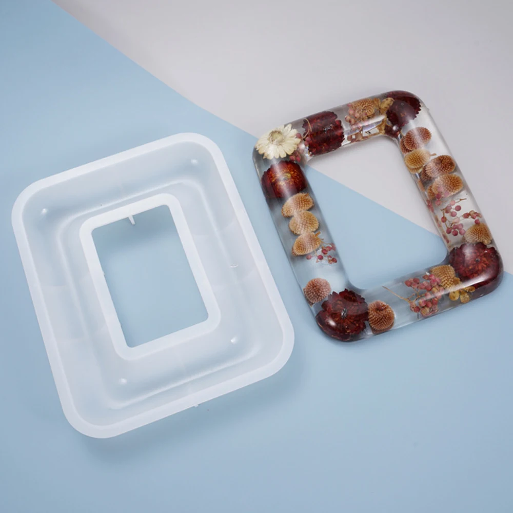 DIY фоторамка из смолы прессформы кристаллическая эпоксидная форма маятниковое