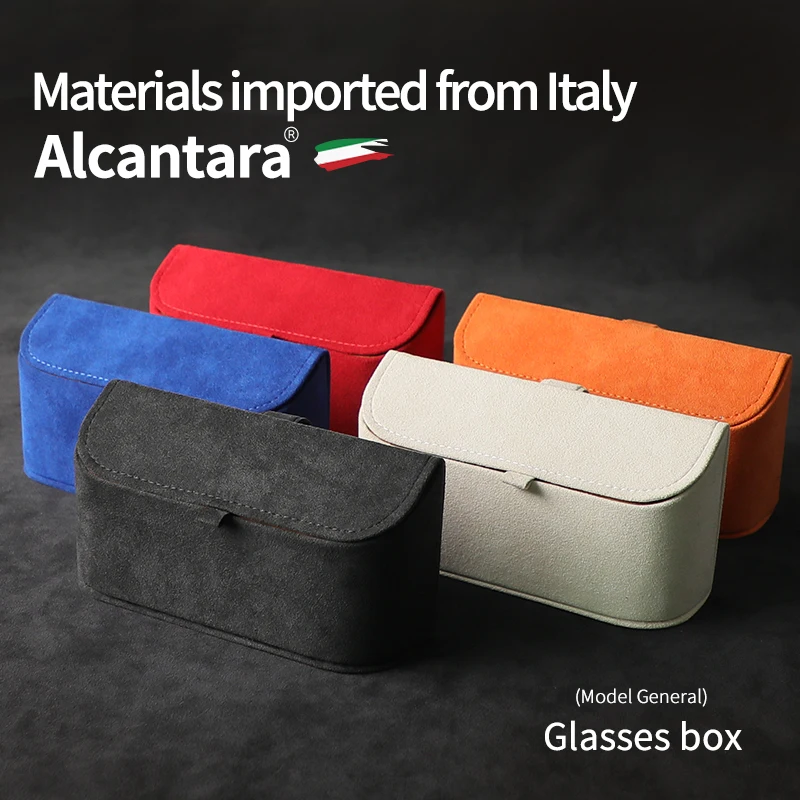 

Alcantara suede car glasses case car sunglasses storage box sun visor Mercedes-Benz Audi BMW Porsche General