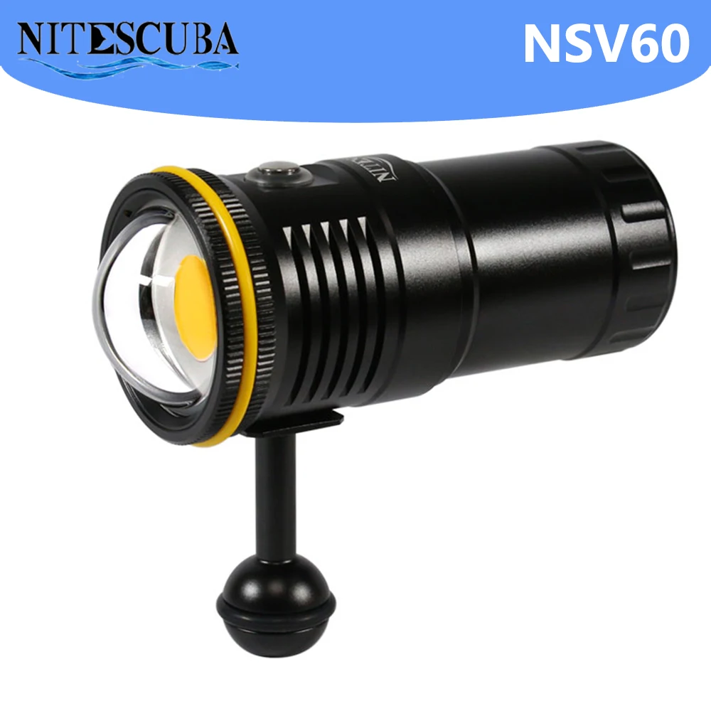 Стробоскосветильник для дайвинга nitedive NSV60 5000 К лм светодиодный фонарь рь | Лампы и