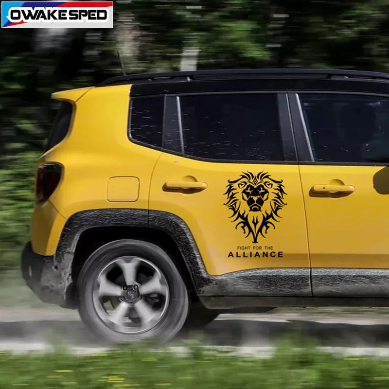 Наклейки на капот автомобиля Лев тотем Виниловая наклейка для Jeep Renegade Wrangler FIGHT For