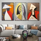 Абстрактная известная картина на холсте Пикассо, Современные художественные репродукции, плакаты и принты, Настенная картина для гостиной, домашний декор