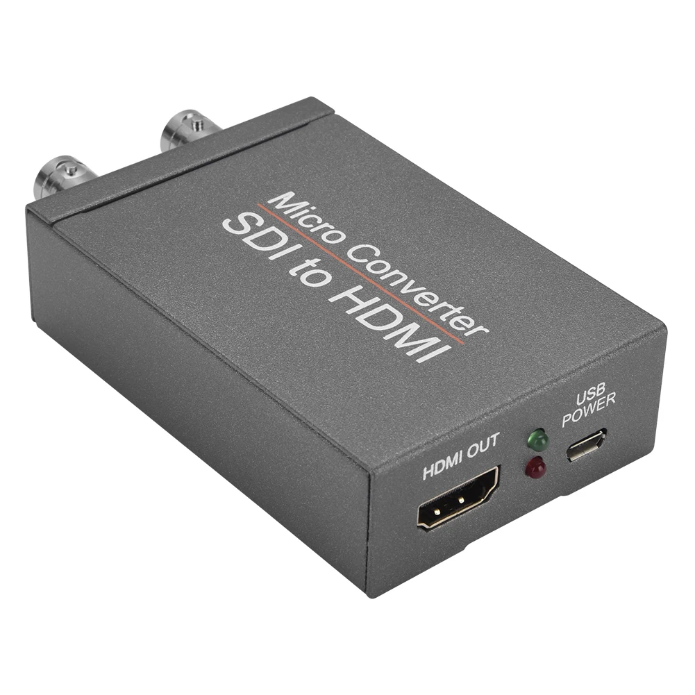 Micro Converter SDI To HDMI Mini 3G HD SD-SDI Video Adapter With Audio For Camera Auto Format Detection |