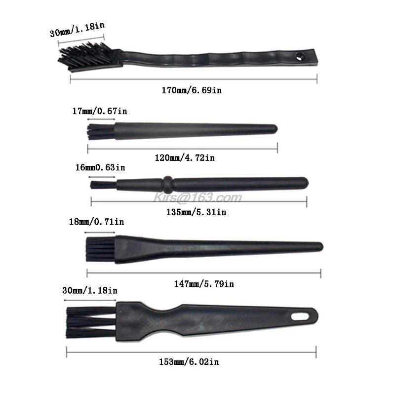 8Pcs Anti-Static Brush Esd Safe Nylon Cleaning Set for Mobile Phone Tablet Pcb Bga Repair Work | Компьютеры и офис