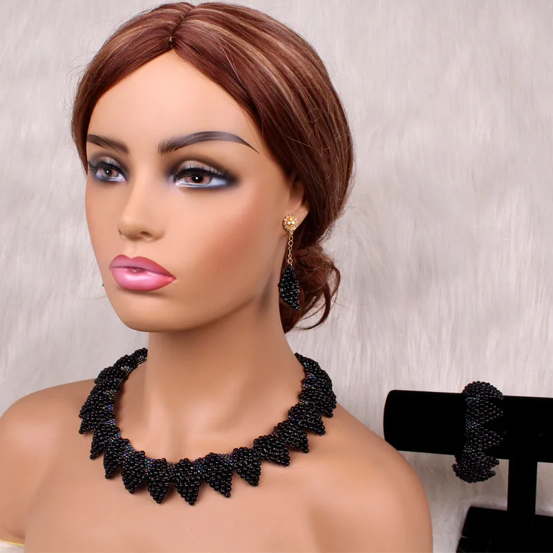 Dudo Африканские свадебные ювелирные изделия персиковые листья ручной работы