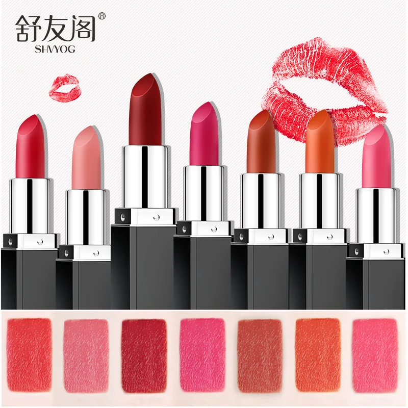 SHVYOG 7 цветов матовая губная помада длительное увлажнение косметика для губ