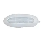 Ангел крыло лоток Силиконовые Ювелирные изделия смолы плесень большое перо посуда тарелка DIY Плесень 54DC