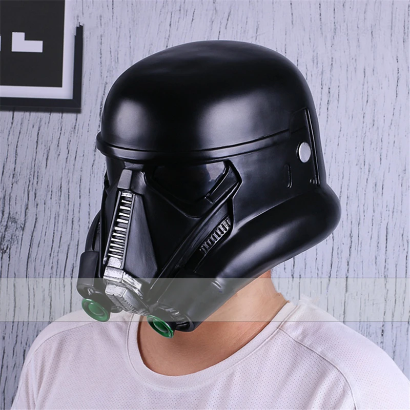 Новинка; аниме «Звездные войны: Изгой Один: Звездные Войны История Death Trooper специалист шлем маски для косплей, черная, штурмовые отряды ПВХ маски вечерние костюмы на Хэллоуин опора