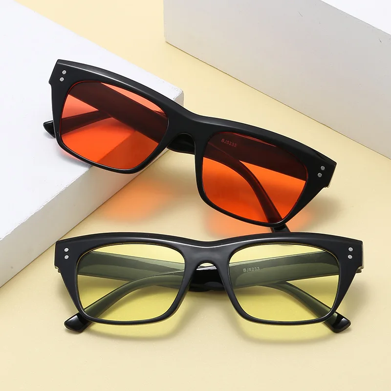 

2020 RMM European trend Sunglasses men women Retro sunglasses Fashion Square glasses cat eye nail Sunglasses