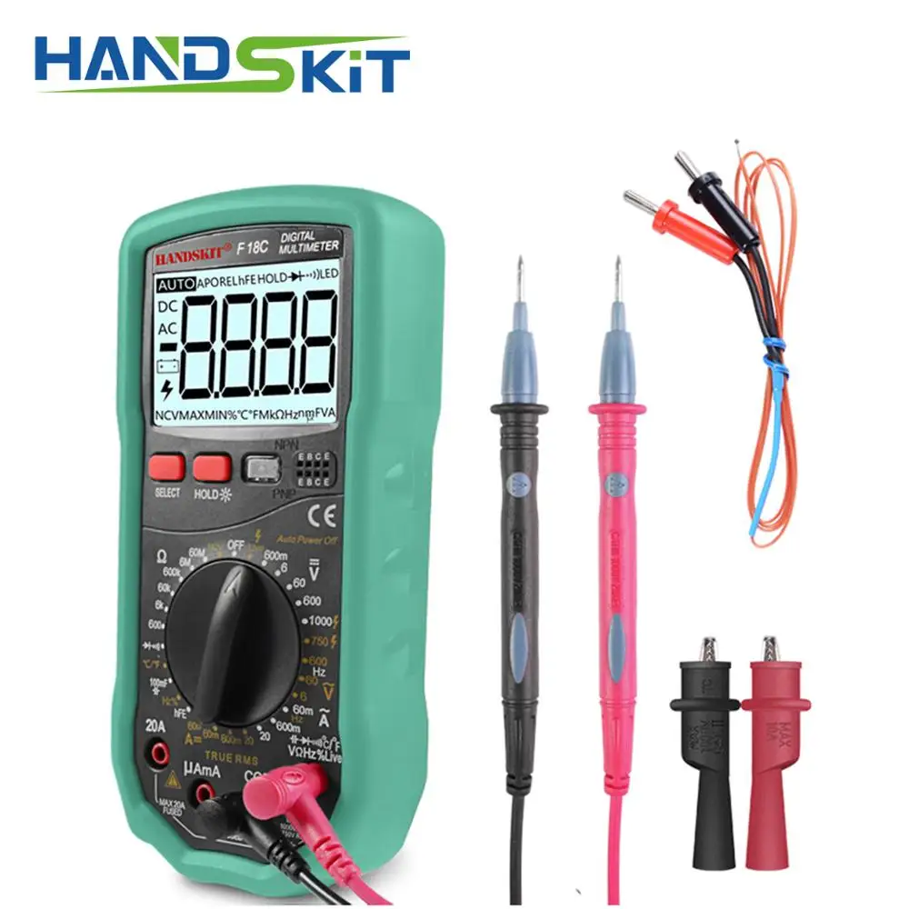 Цифровой мультиметр PM18C измеритель напряжения сопротивления емкости частоты