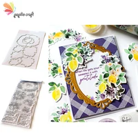 lemon tree flower metal cutting dies stamps scrapbook diarydecoration embossing template diy greeting card handmade 2021 new