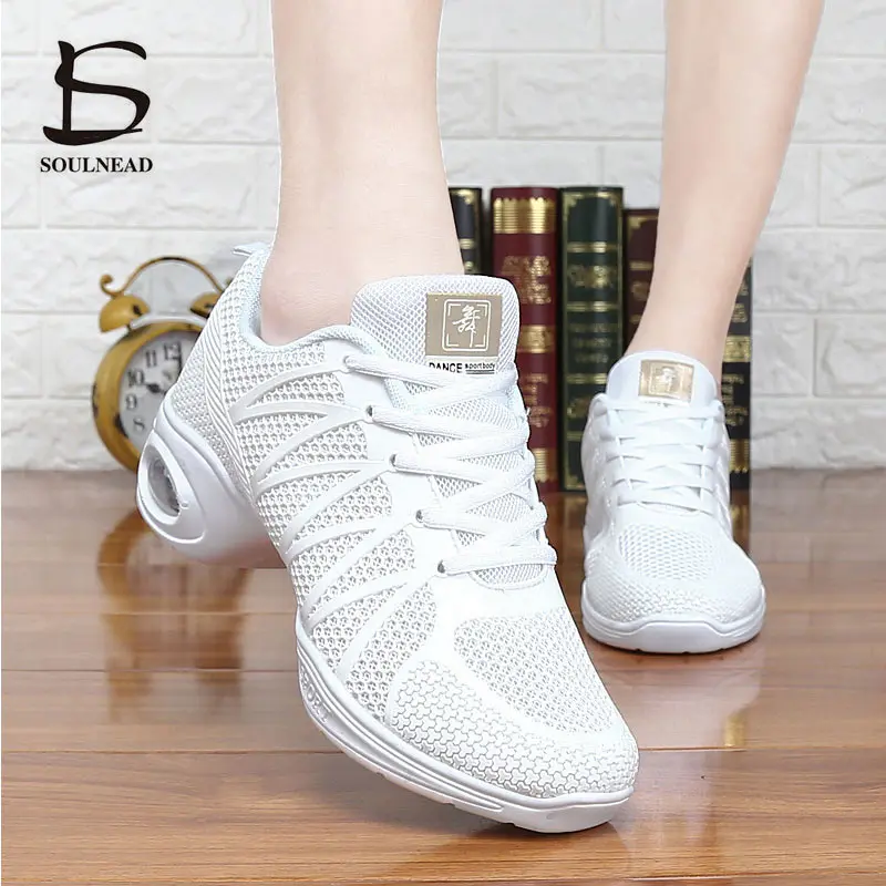 Jazz Dance Shoes For Women Salsa Modern Ladies Dancing Sneakers Platform Hip Hop Girls Sports Shoe Feature zapatos de mujer