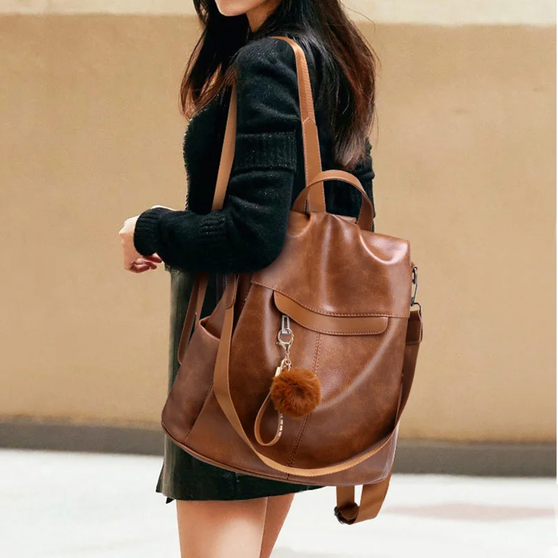 Высококачественные женские рюкзаки из искусственной кожи Модный женский рюкзак