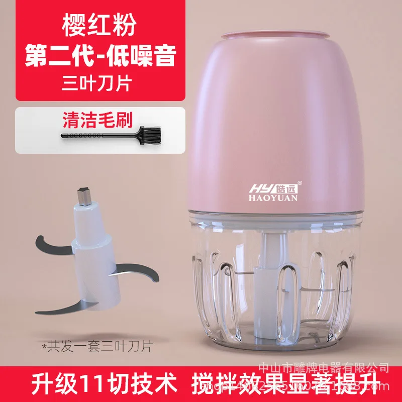 

Mini Stainless Steel Capacity Electric Chopper Meat Grinder Mincer Food Processor Pink Picadoras De Carne Home Garden BE50MN