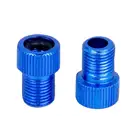 Алюминиевый велосипедный клапан, конвертер, клапан, адаптер, велосипедный трубчатый насос, Air компрессорные инструменты, 2 шт.