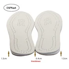 EXPfoot стельки из натуральной кожи, ортопедические силиконовые гелевые стельки для ухода за ногами, стельки для мужчин и женщин
