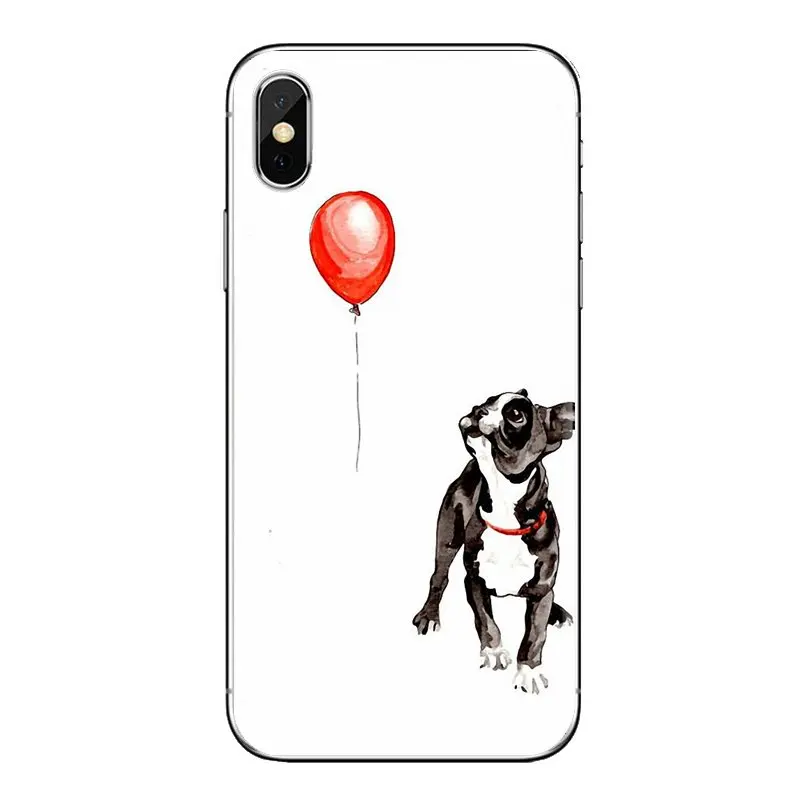 Бостон-терьер собака щенков для Xiaomi Mi3 samsung A10 A30 A40 A50 A60 A70 Galaxy S2 Note 2 большое ядро