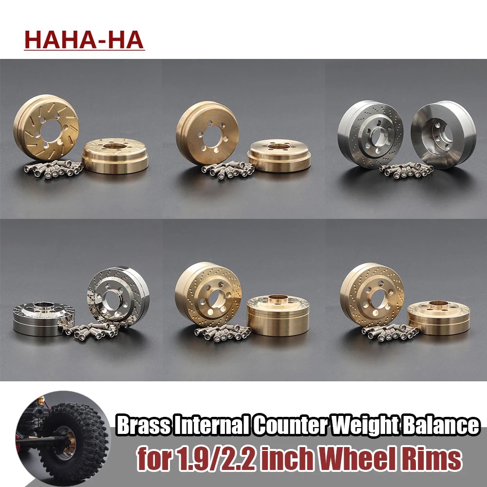 2 шт латунные тормозные диски для 1 9 дюймов Vanquish Beadlock колеса Axial каприа Wraith SCX10 Traxxas